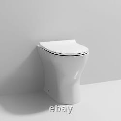 Nuie Freya Rimless Back to Wall Toilet Soft Close Seat