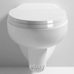Nuie Melbourne 535mm Wall Hung White WC Pan