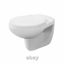 Nuie Melbourne Wall Hung Toilet 540mm Projection Soft Close Seat