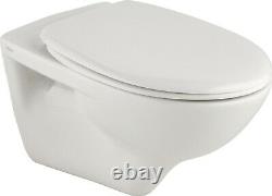 Optimum Universal Rimless Wall Hung Combined Bidet Toilet With Soft Close Seat
