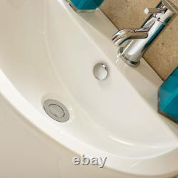 Orton Bathroom Suite Ceramic Basin Pedestal Comfort Height Back To Wall Toilet