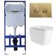Palma Wall Hung Toilet 1160mm Mechanical Wc Frame & Cistern & Bl Bun/palwh/91080