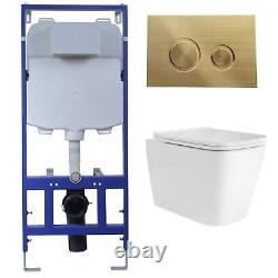 Palma Wall Hung Toilet 1160mm Mechanical WC Frame & Cistern & Bl BUN/PALWH/91080