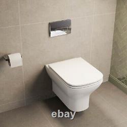 Palma Wall Hung Toilet 1160mm Pneumatic Frame & Cistern & Chrome BUN/PALWH/91075