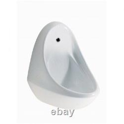 RAK Ceramic Jazira Wall Hung Urinal 355mm Wide White Exposed or Concealed