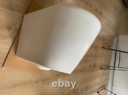 RAK Ceramics RSTWHPAN-HF Wall Hung Toilet Hidden Fixation White
