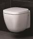 Rak Elena Rimless Wall Mount Hung Wc Toilet Pan With Soft Close Seat 520mm