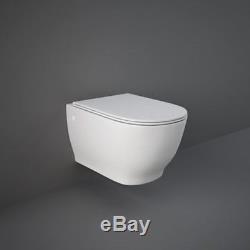 RAK Harmony Wall Hung Toilet WC -Soft Close Seat