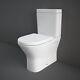 Rak Resort Mini Flush-to-wall Close Coupled Toilet + Wrapover Seat