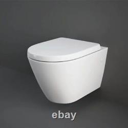 RAK Resort Wall Hung Toilet Pan White RSTWHPAN