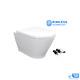 Rak Rimless Wall Hung Toilet Pan & Geberit 1.12m Concealed Cistern Frame Wc Unit