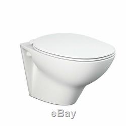 RAK Rimless Wall Hung Toilet Pan Soft Close Adjustable Dual Flush Cistern Frame