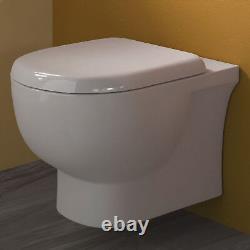 RAK Tonique Rimless Wall Hung Toilet + Soft Close Seat