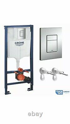 RAK Wall Hung Toilet GROHE Concealed Cistern Frame WC Unit