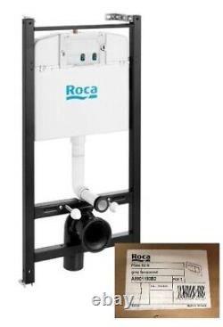 ROCA Active WC Wall Hung Concealed Toilet Frame and Cistern + Flush Plate