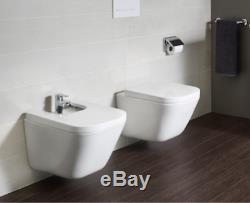 ROCA GAP Wall Hung Rimless WC Toilet and Bidet + Soft Closing Seat +Cover Option