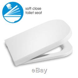 ROCA GAP Wall Hung Rimless WC Toilet and Bidet + Soft Closing Seat +Cover Option