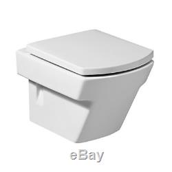 ROCA HALL WC TOILET PAN WALL HUNG + REGULAR or SOFT CLOSING WC SEAT OPTION SET