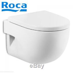 ROCA WC Toilet Pan Wall Hung MERIDIAN N with ROCA seat Complete ROCA Meridian