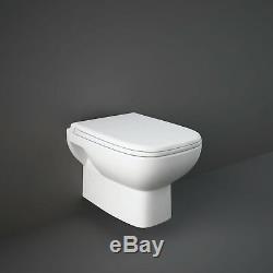 Rak Origin Wall Hung Toilet Pan Including Seat WC Short Projection Compact