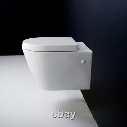 Rak Resort Wall Hung WC Pan With Soft Close Seat White