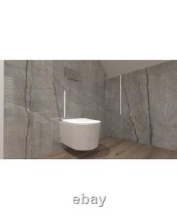 Rimless Compact Toilet 450mm & Grohe Rapid Frame Slim Soft Close Seat 38772001