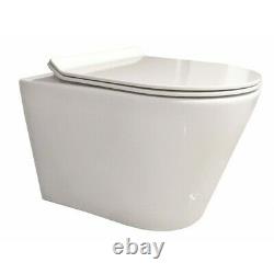 Rimless Compact Toilet Wall Hung Grohe Wc Frame 38773000 Soft Close Seat