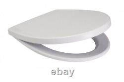 Rimless ECO Wall Hung Toilet Pan, Seat 1.12m Concealed WC Cistern Frame Unit