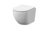 Rimless Eco Wall Hung Toilet Pan, Seat & Grohe 0.82m Low Height Cistern Wc Frame