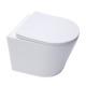 Rimless Eco Wall Hung Toilet Pan, Seat & Vitra Concealed Wc Cistern Frame Plate