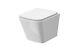 Rimless Wall Hung Square Toilet Pan & Soft Close Seat 325mm X 350mm X 480mm