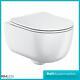 Rimless Wall Hung Toilet Pan + Soft Close Toilet Seat