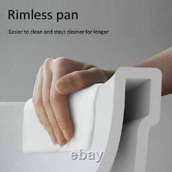 Rimless Wall Hung Toilet Pan + Soft Close Toilet Seat