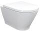 Roca 0.82m Concealed Cistern Wc Frame Galaxy Blade Rimless Wall Hung Toilet Pan