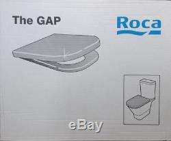 Roca Gap Rimless Wall Hung Toilet Wc Pan With Soft Closing Seat