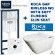 Roca Gap Wall Hung Rimless Wc+soft Closing Slim Seat +grohe Rapid Sl Fresh 5in1