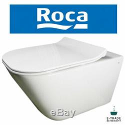 Roca Gap Wall Hung Rimless Wc+soft Closing Slim Seat +grohe Rapid Sl Fresh 5in1