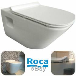 Roca Gap Wall Hung Wc+soft Closing Slim Seat +grohe Rapid Sl Fresh 5in1