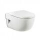 Roca Meridian-n Compact Vitreous China Wall-hung Toilet With Roca Soft Close Lid