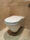 Starck For Duravit Wall Hung White Toilet Pan With Seat