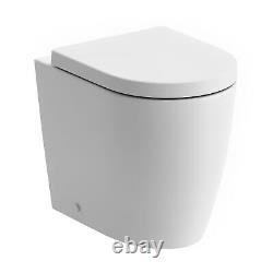 Signature Nazca Rimless Comfort Height Back to Wall Toilet Soft Close Seat