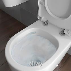 Signature Nazca Rimless Comfort Height Back to Wall Toilet Soft Close Seat