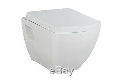 Square Wall Hung All In One Combined Bidet Toilet With Seat