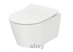 TOTO RP Rimless Wall hung WC Toilet CW552RY, White, Soft Close TC513Q RRP £870