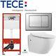 Tece Wc Toilet Frame1.12 +steel Flush Plate+wall Hung Rimless Wc+soft Close Seat