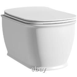 The Bath Co. Beaumont wall hung toilet with soft close seat