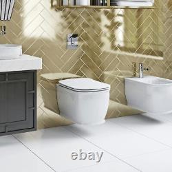 The Bath Co. Beaumont wall hung toilet with soft close seat