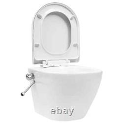 Tidyard Wall Hung Rimless Toilet with Bidet Function Ceramic Comfort Height W0C3