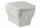 Toilet Bathroom Pan Wc Back To Wall Btw Hung Mounted Cloakroom Soft Close Seat