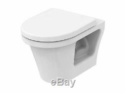Toilet CF Wallhung and Seat by TOTO TO. CW132Y + TO. VC130U10